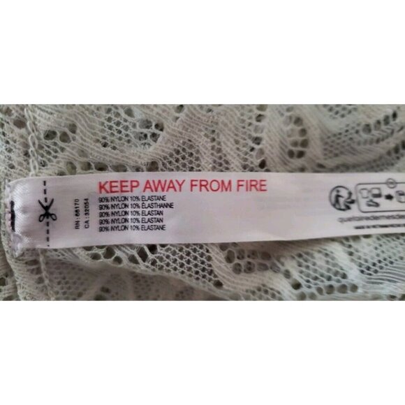 NEW FREE PEOPLE INTIMATELY IN MY HEAD LACE LIGHT GREEN BODYSUIT SZ MEDIUM - Picture 7 of 7